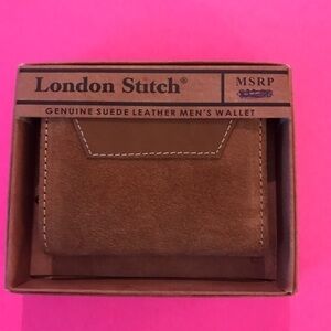 London Stitch Men's leather wallet